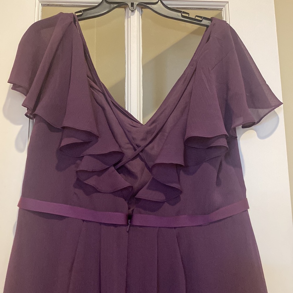 COPY - Plum Bridesmaid David's bridal size 14 nwt plum - Picture 4 of 10